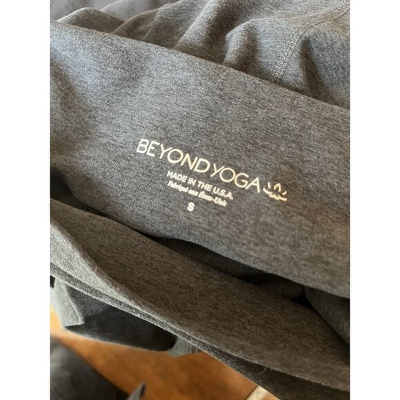 Beyond Yoga Charcoal Black High Waisted Spacedye Midi Jogger Size Small - Picture 6 of 6